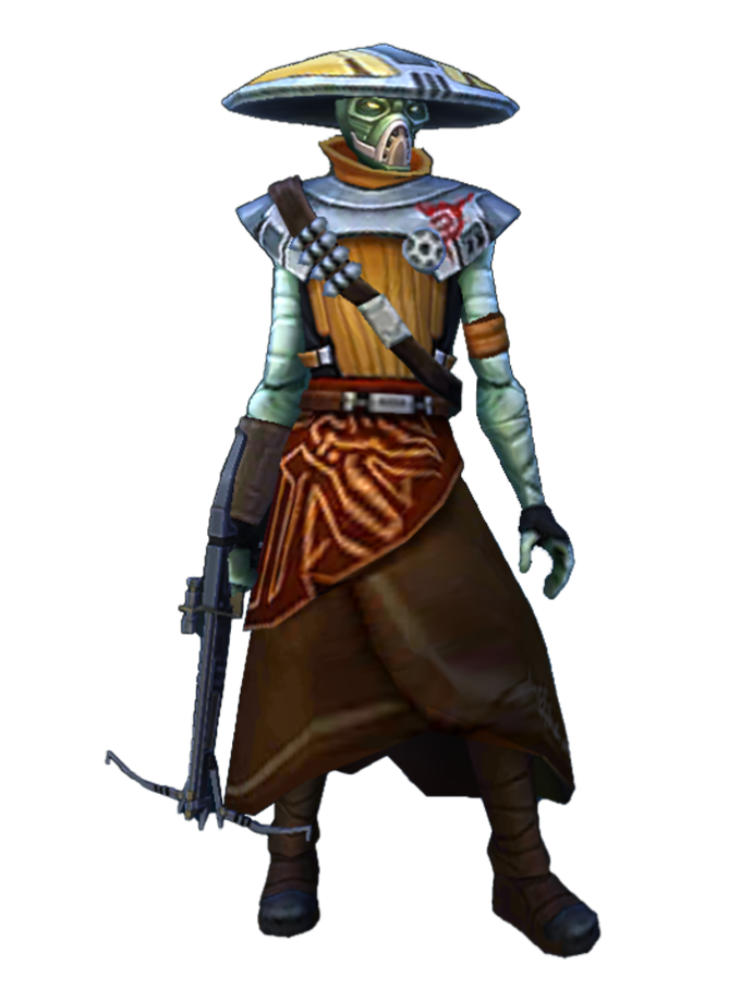 Deadly Bounty Hunter Attacker that consumes his Protection to boost his